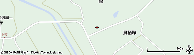 宮城県大郷町（黒川郡）大松沢（寺沢）周辺の地図