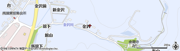 宮城県石巻市南境（金沢）周辺の地図