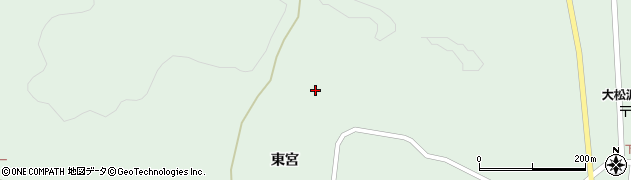 宮城県大郷町（黒川郡）大松沢（東宮）周辺の地図