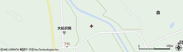 宮城県大郷町（黒川郡）大松沢（新中島）周辺の地図