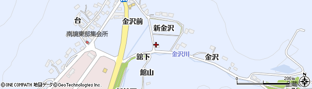 宮城県石巻市南境（新金沢）周辺の地図