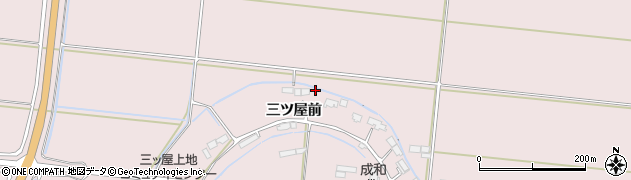 宮城県大崎市鹿島台木間塚（三ツ屋）周辺の地図