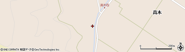宮城県石巻市高木大草周辺の地図