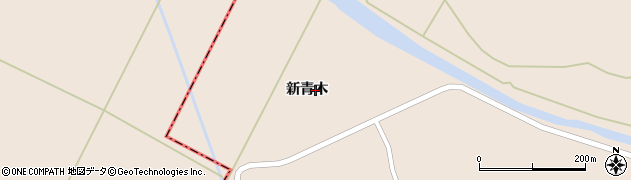 宮城県石巻市北村（新青木）周辺の地図