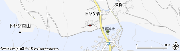宮城県石巻市北境トヤケ森2周辺の地図