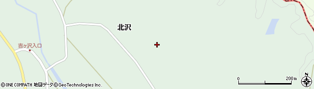 宮城県大郷町（黒川郡）大松沢（北沢山）周辺の地図