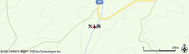 宮城県黒川郡大和町吉田欠入西周辺の地図