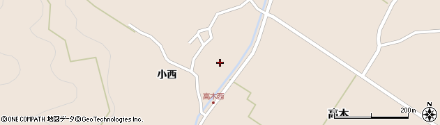 宮城県石巻市高木（新内田）周辺の地図
