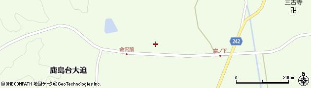宮城県大崎市鹿島台大迫四十二番屋敷周辺の地図