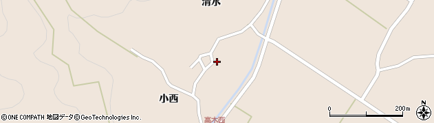 宮城県石巻市高木（内田）周辺の地図