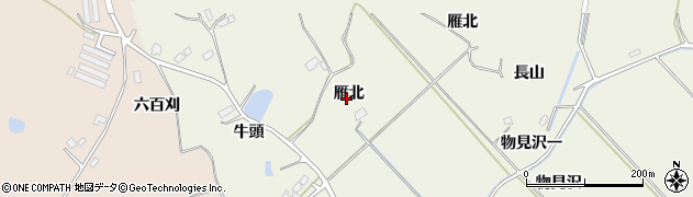 宮城県石巻市広渕（雁北）周辺の地図