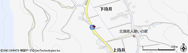 宮城県石巻市北境（下待井）周辺の地図