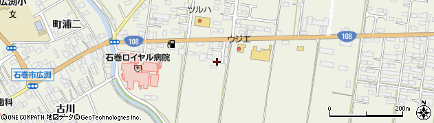 宮城県石巻市広渕（焼巻）周辺の地図