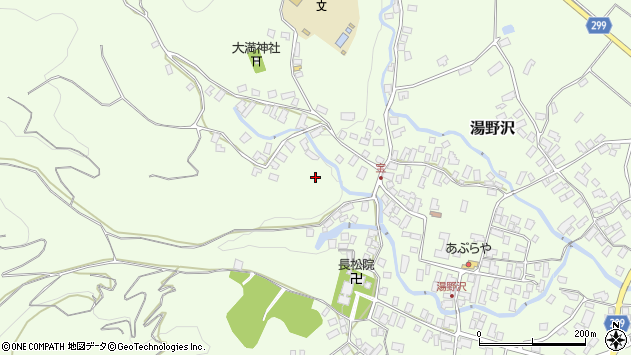 〒995-0112 山形県村山市湯野沢の地図