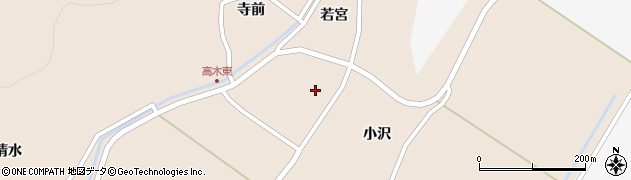 宮城県石巻市高木（岡田）周辺の地図