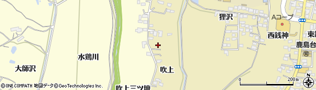 宮城県大崎市鹿島台平渡吹上周辺の地図