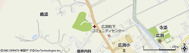 宮城県石巻市広渕鹿添107周辺の地図