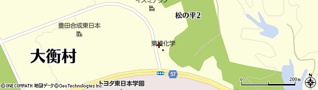 東横化学株式会社宮城事業所周辺の地図