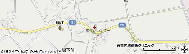 宮城県石巻市須江舘58周辺の地図