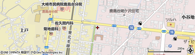 東北ニチレキ工事株式会社　鹿島台事務所周辺の地図