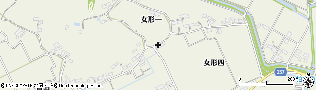 宮城県石巻市広渕（女形一）周辺の地図