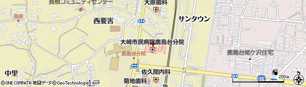 宮城県大崎市鹿島台平渡東要害周辺の地図