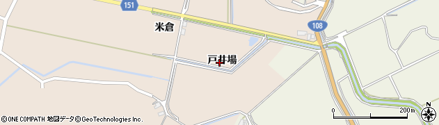 宮城県石巻市北村（戸井場）周辺の地図