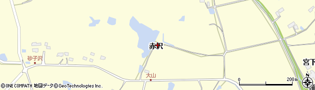 宮城県大崎市鹿島台広長（赤沢）周辺の地図