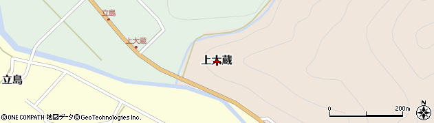 新潟県村上市上大蔵周辺の地図