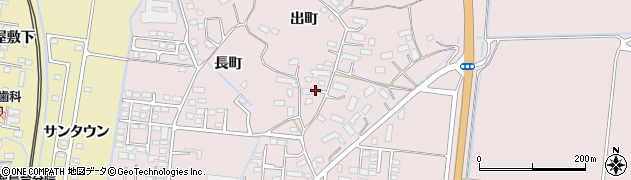 宮城県大崎市鹿島台木間塚出町周辺の地図