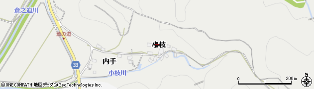 宮城県石巻市東福田小枝周辺の地図