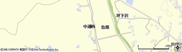 宮城県大崎市鹿島台広長中道西周辺の地図