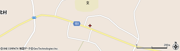 宮城県石巻市北村（幕ケ崎）周辺の地図
