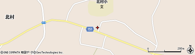 宮城県石巻市北村（幕ケ崎二）周辺の地図