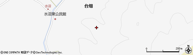 宮城県石巻市水沼花ノ木山周辺の地図