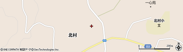宮城県石巻市北村（松ケ崎一）周辺の地図