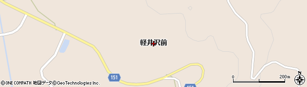 宮城県石巻市北村（軽井沢前）周辺の地図