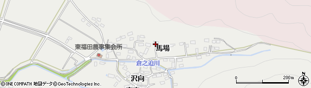 宮城県石巻市東福田馬場周辺の地図