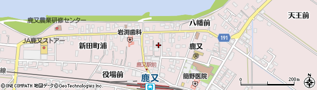 宮城県石巻市鹿又新田町浦63周辺の地図