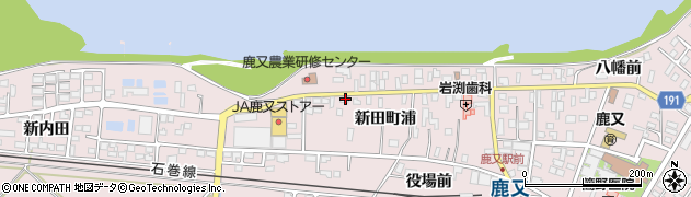 宮城県石巻市鹿又新田町浦38周辺の地図