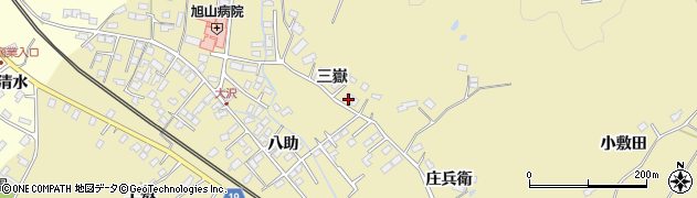 宮城県大崎市鹿島台平渡（三嶽）周辺の地図
