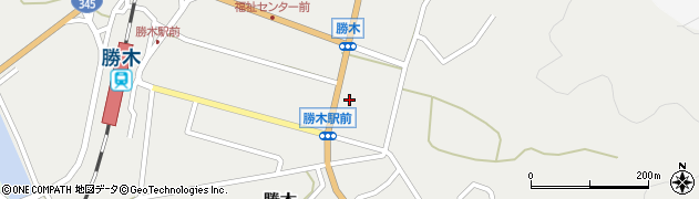 勝木郵便局 ＡＴＭ周辺の地図