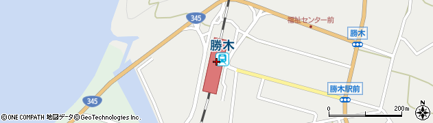 勝木駅周辺の地図