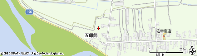 宮城県石巻市小船越（五郎筒）周辺の地図