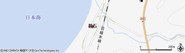 新潟県村上市碁石周辺の地図