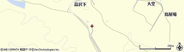 宮城県大崎市鹿島台広長（蒜沢下）周辺の地図