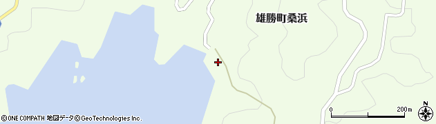 宮城県石巻市雄勝町桑浜桑浜84周辺の地図