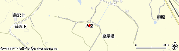 宮城県大崎市鹿島台広長（大堂）周辺の地図