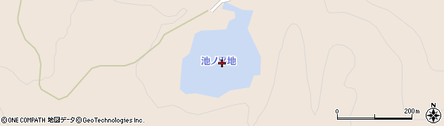 池ノ平池周辺の地図