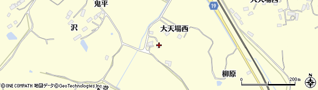 宮城県大崎市松山長尾穴沢周辺の地図